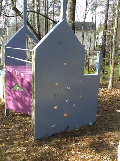 Climbing wall but no slide